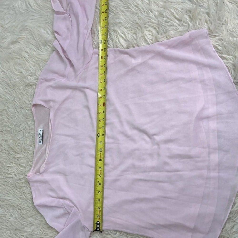 Grace Karin Womens Plus Size XXL Baby Pink Blouse Top Wide Split Flare Sleeves - Picture 6 of 9